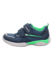 Leren sneakers "Storm" donkerblauw