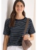 Shirt donkerblauw/wit