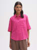 Linnen blouse roze