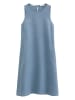 Linnen jurk blauw