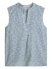 Blousetop blauw