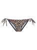 Figi bikini w kolorze brązowo-beżowym