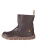 Leren winterboots donkerblauw
