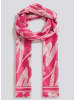 Schal in Pink/ Weiß - (L)180 x (B)70 cm