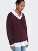 Trui bordeaux