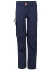 Spodnie trekkingowe Zipp-Off "Oppland" - Slim fit - w kolorze granatowym