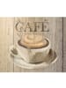Osłona "Café" w kolorze beżowym na ścianę - 60 x 50 cm
