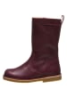 Leder-Stiefel in Bordeaux