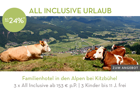 Familienhotel in den Alpen bei Kitzbühel
