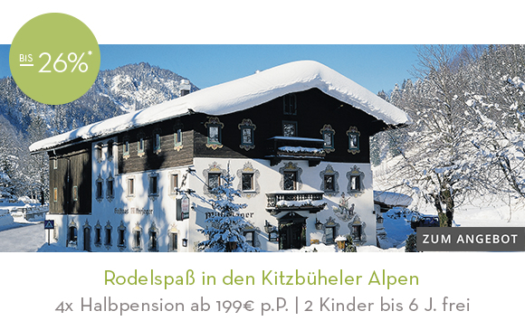 Rodelspaß in den Kitzbüheler Alpen
