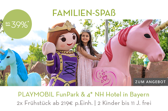 PLAYMOBIL FunPark & 4* NH Hotel in Bayern