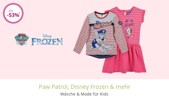 Paw Patrol, Disney Frozen & mehr