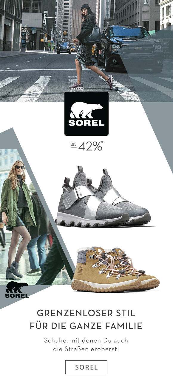 Sorel bis -50%*