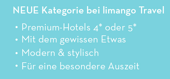 Neu bei limango: Travel Premium