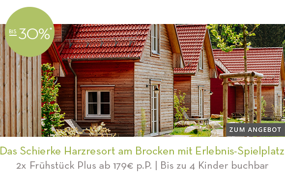 Das Schierke Harzresort am Brocken mit Erlebnis-Spielplatz