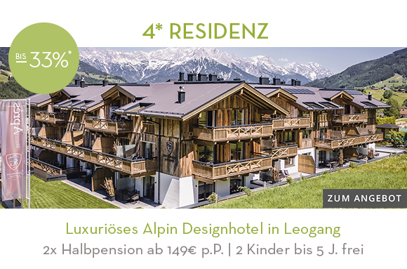 Luxuriöses Alpin Designhotel in Leogang