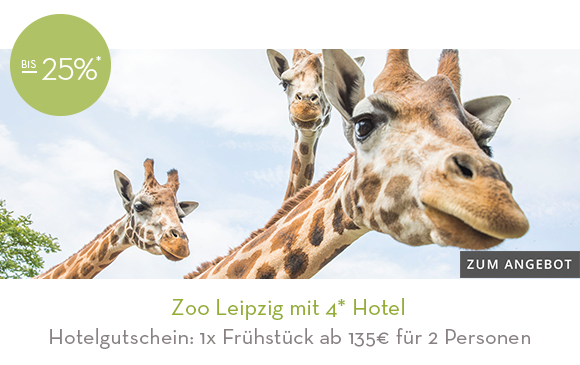 Zoo Leipzig mit 4* Hotel