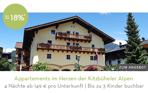 Appartements im Herzen der Kitzbüheler Alpen