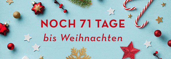 Jetzt schon Gechenke sichern: Noch 71 Tage bis Weihnachten