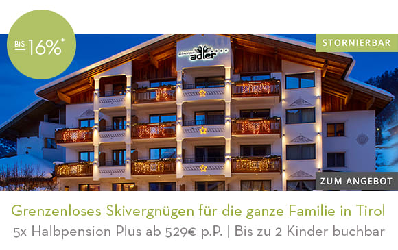 Grenzenloses Skivergnügen für die ganze Familie in Tirol