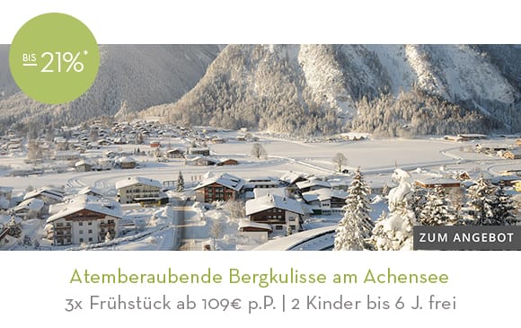 Atemberaubende Bergkulisse am Achensee