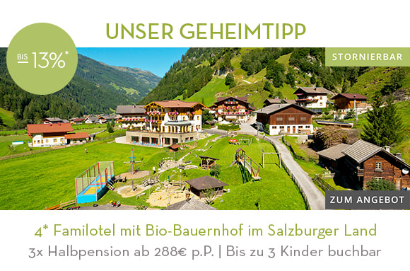 4* Familotel mit Bio-Bauernhof im Salzburger Land
