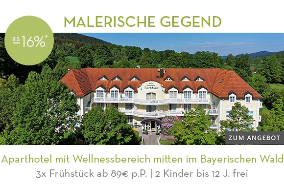 Aparthotel mit Wellnessbereich mitten im Bayerischen Wald