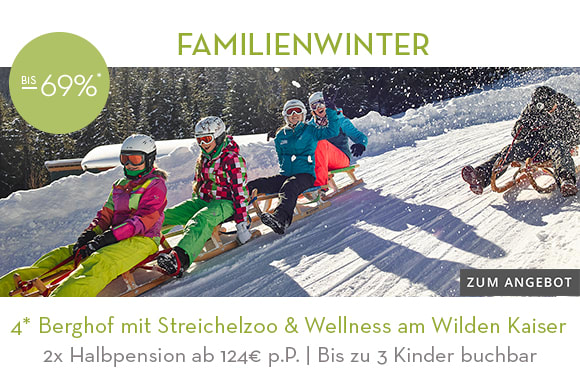 4* Berghof mit Streichelzoo & Wellness am Wilden Kaiser