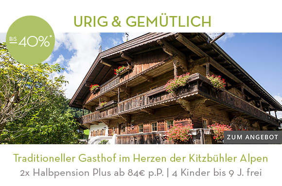 03_Traditioneller Gasthof im Herzen der Kitzbuehler Alpen. Hier klicken!