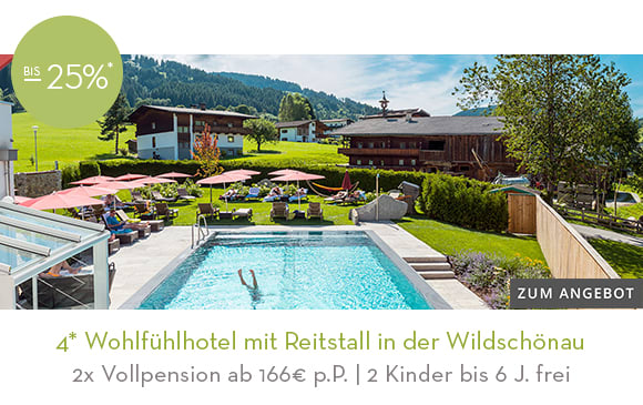 08_4* Wohlfuehlhotel mit Reitstall in der Wildschoenau. Hier klicken!