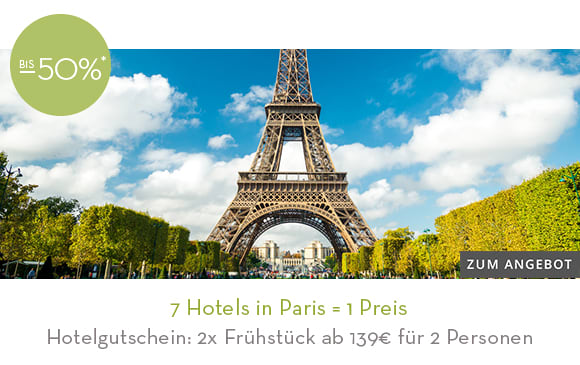 09_7 Hotels in Paris 1 Preis. Hier klicken!