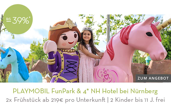 15_PLAYMOBIL FunPark & 4* NH Hotel bei Nuernberg. Hier klicken!
