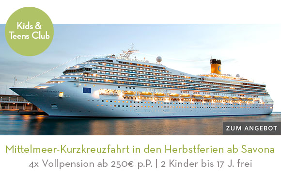 16_Mittelmeer-Kurzkreuzfahrt in den Herbstferien ab Savona. Hier klicken!