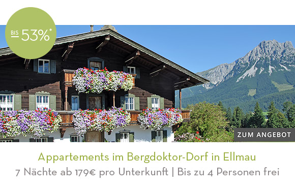 06_Appartements im Bergdoktor-Dorf in Ellmau. Hier klicken!