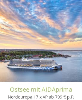 Ostsee mit AIDAprima