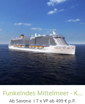 Funkelndes Mittelmeer - Kreuzfahrt