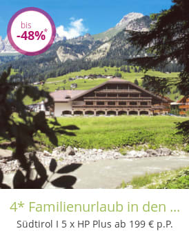 Familienurlaub Dolomiten
