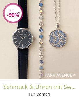 Schmuck & Uhren mit Swarovski Kristallen