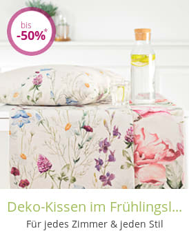 Deko-Kissen im Frühlingslook
