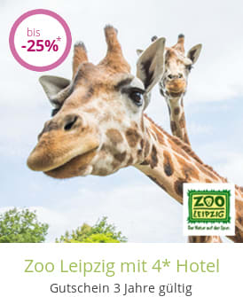 Zoo Leipzig mit 4* Hotel