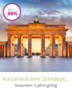 Kurzurlaub zum Schnäppchenpreis