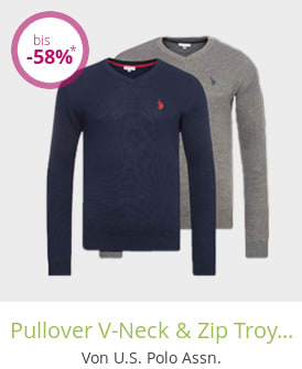 Pullover V-Neck & Zip Troyer