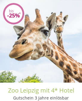 Zoo Leipzig mit 4* Hotel