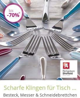 Scharfe Klingen für Tisch & Tafel