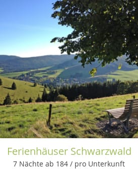 Ferienhäuser Schwarzwald