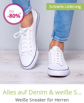 Alles auf Denim & weiße Sneaker