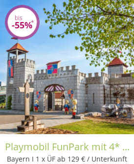 PLAYMOBIL-FunPark inkl. Ringhotel Loew´s Merkur