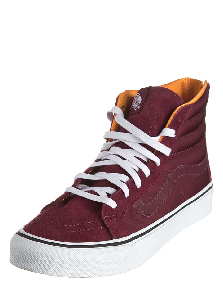 vans sk8 hi bordowe vans sk8 hi bordowe